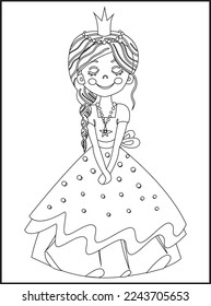 Princess Coloring Pages For Kids