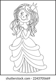 Princess Coloring Pages For Kids
