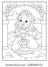 Princess coloring pages for kids