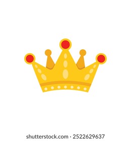 Princess crown icon in flat style. Queen diadem vector illustration on isolated background. Luxury tiara sign business concept.