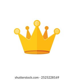 Princess crown icon in flat style. Queen diadem vector illustration on isolated background. Luxury tiara sign business concept.