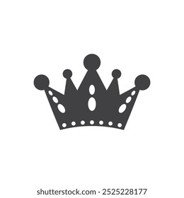 Princess crown icon in flat style. Queen diadem vector illustration on isolated background. Luxury tiara sign business concept.