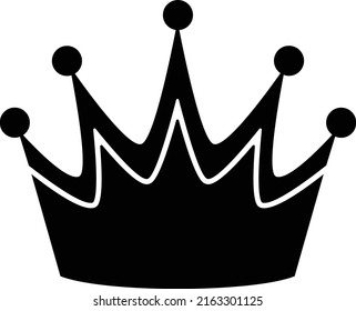 Princess Crown Vector File Isolated