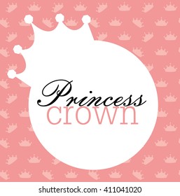 princess crown vector illustration