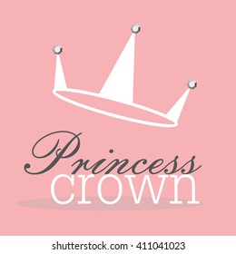 princess crown vector illustration