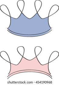 Princess Crown, vector illustration