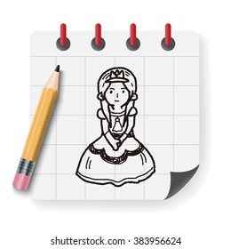 princess doodle