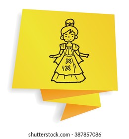 princess doodle