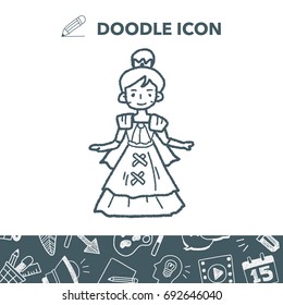 princess doodle