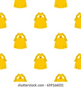 Princess dress pattern seamless for any design vector illustration