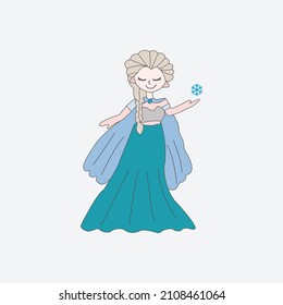 8 Elsa Princess Stock Vectors, Images & Vector Art | Shutterstock