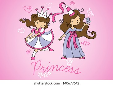 Princess girls.