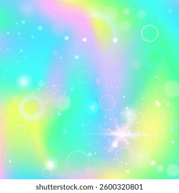 Princess Gradient. Green Unicorn Invitation. Girl Background. Fairytale Universe Effect. Yellow Galaxy Pattern. Pink Sparkles Hologram. Magic Texture. Candy Princess Gradient.