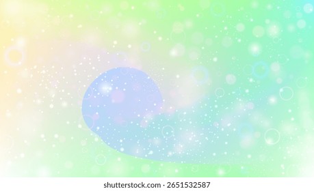 Princesa Gradiente. Holograma Arco-Íris Rosa E Bela Magia Padrão. Fundo de fadas roxo. Luz De Doce Cósmico Com Textura De Brilho Holográfico. Gradiente de Princesa Azul.