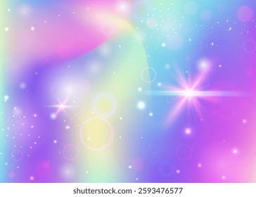 Princess Gradient. Purple Kawaii Invitation. Fairy Hologram. Fairytale Sparkles Effect. Pink Abstract Pattern. Lilac Colorful Background. Unicorn Glitter. Cute Princess Gradient.