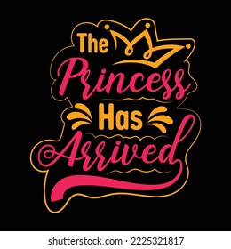 
Die Prinzessin hat Typografie erhalten
