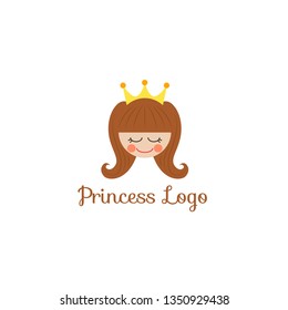 Princess Logo  Icon Design Template Vector