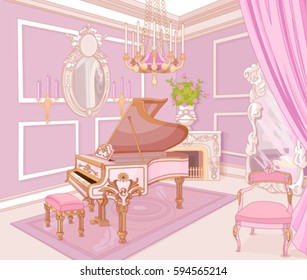 Princess Music Room In A Palace