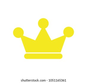 Princess party, crown made of gold, symbol of power and royalty, poster with royal element, vector illustration, isolated on white background