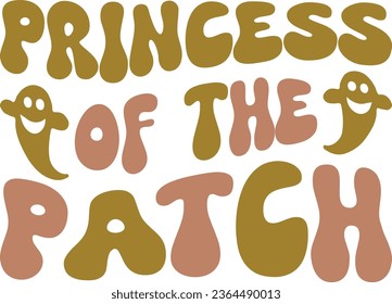Princess of the Patch, Halloween Retro Design