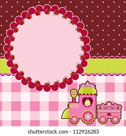 Princess pink card