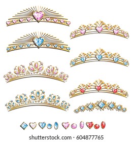 Princess precious diadems set