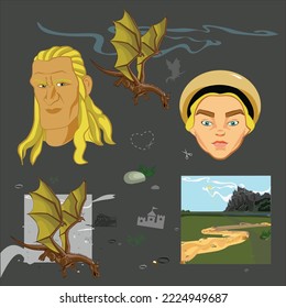 Princesa, Príncipe, Dragones y Castillos