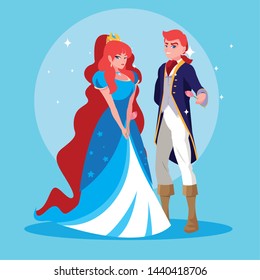 princess and prince of fairytale fantasy avatar character