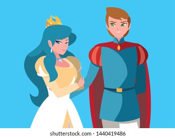 princess and prince of fairytale fantasy avatar character