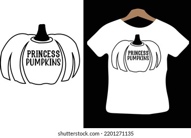 Princess Pumpkins svg design file