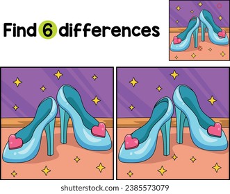 Princess Shoes With Heels Find The Differences