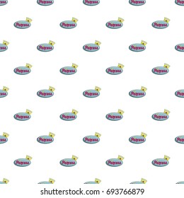 Princess show pattern in cartoon style. Seamless pattern vector illustration