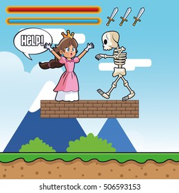 Princess skull and videogame design
