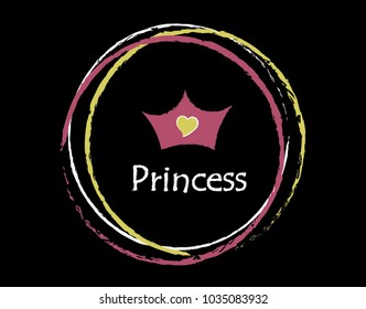 Princess Slogan for Print Design