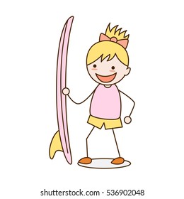 Princess surf cartoon series