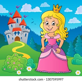 Princess topic image 1 - eps10 Vektorgrafik.