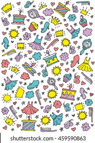 Princess. typography background design. Vector Illustration. eps10