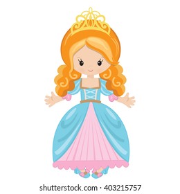 Vector Illustration Cartoon Queen Stock Vector (Royalty Free) 130539827