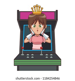 Princess videogame cartoon