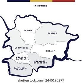 Principality of Andorra - Europe, Cartography