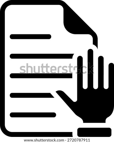 principle glyph icon illustration vector