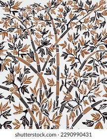 The Pring Sedapur motif is a batik cloth with a bamboo pattern