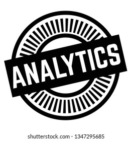 Print analytics stamp on white