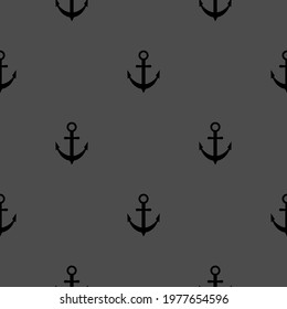 print anchor, vector seamless pattern for clothing or print