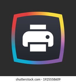Print - App Icon Button