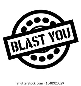 Print blast you stamp on white