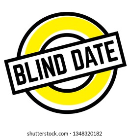 Print blind date stamp on white