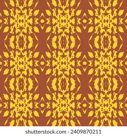  Print in the bohemian style. Vector illustration. Handmade. Print for textiles. Grunge texture. Vector illustration.