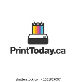 print and calendar logo design