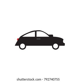 Print car icon vector transportation transport desing black 